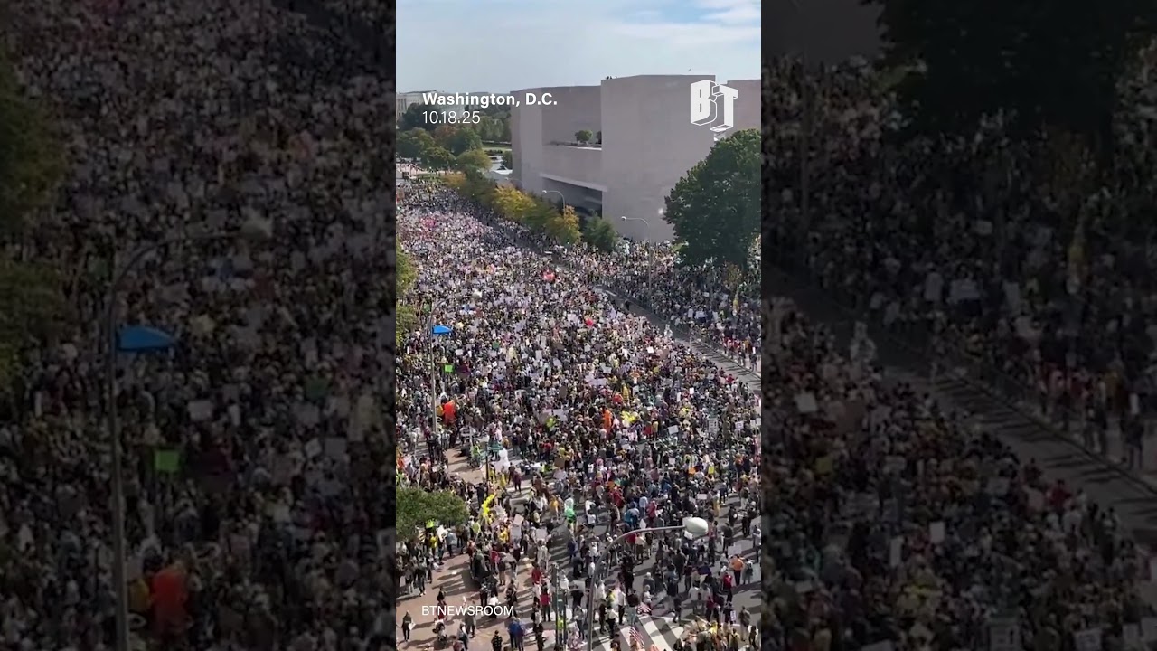 No Kings Day is draws enormous crowds in Washington D.C.