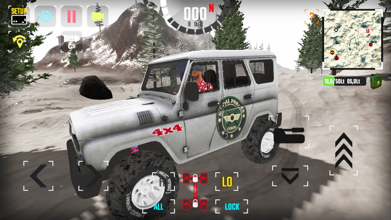 Offroad Snow Map Rock Climbing  - Project Offroad 2 Gameplay Hill Climb Challenge