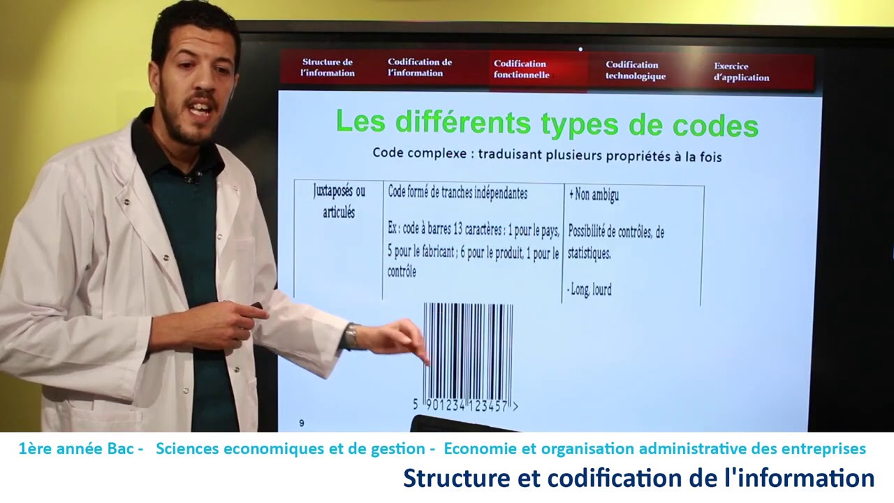 Chapitre 3 :  Structure et codification de l’information