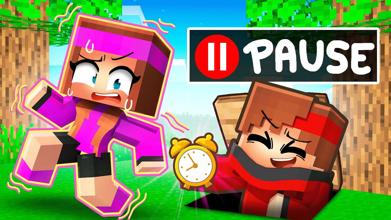 J'arrête LE TEMPS en cache-cache sur Minecraft !