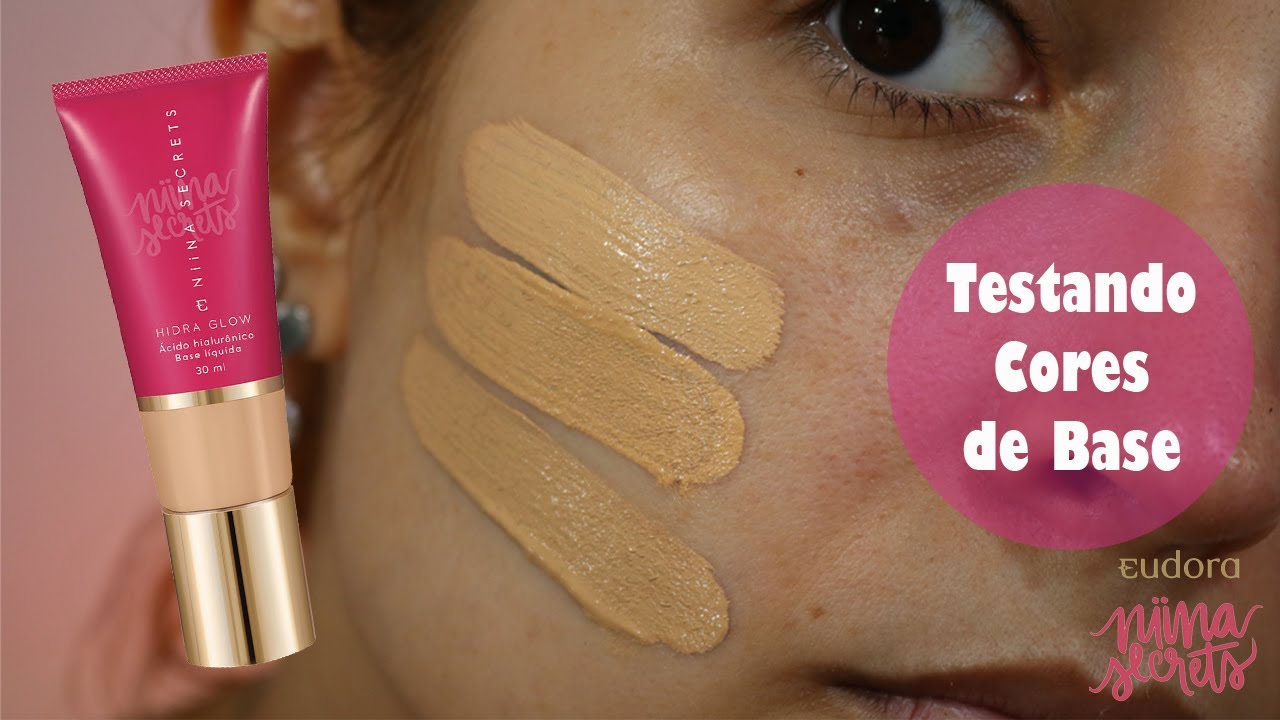 Testando Cores de Base - Hidra Glow Niina Secrets