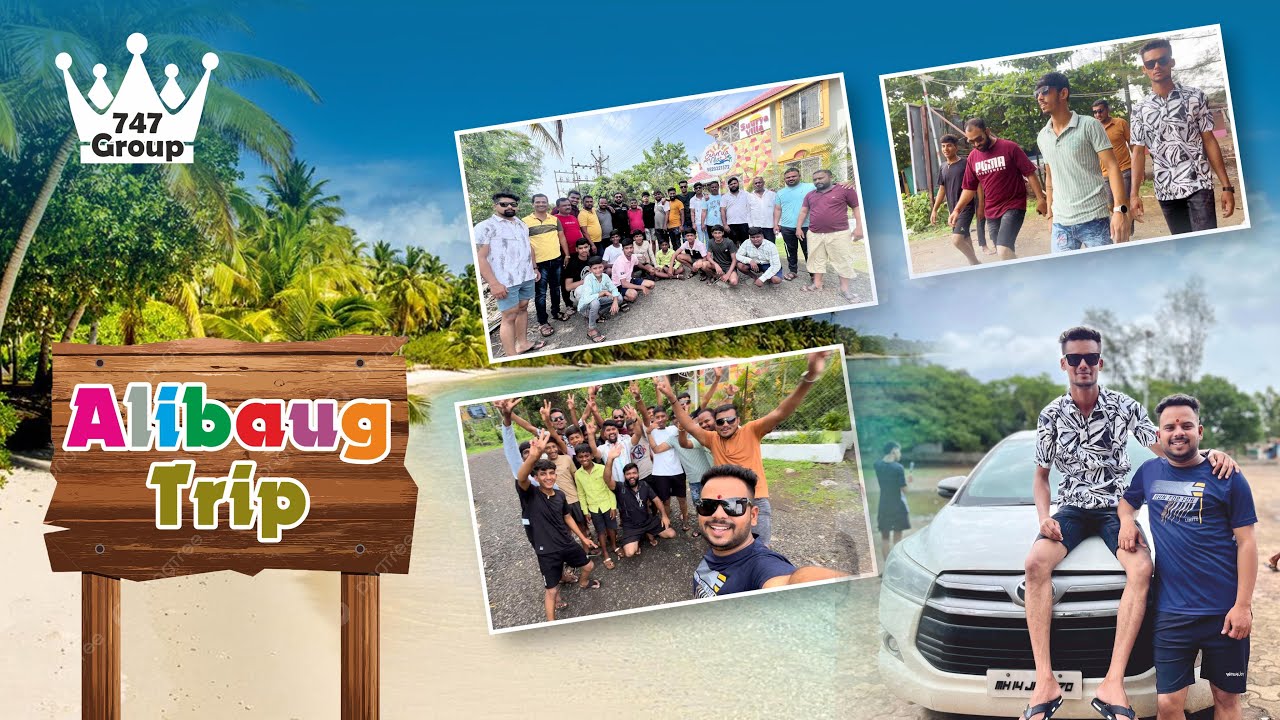 Alibaug Trip 🌊🚗🏝️ II Marathi Vlogs II 747 Group
