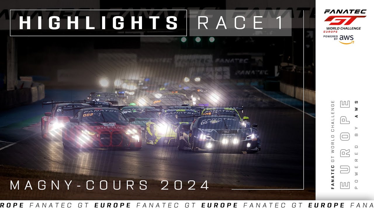 Magny-Cours 2024 Race 1 Extended Highlights | Fanatec GT World Challenge Europe