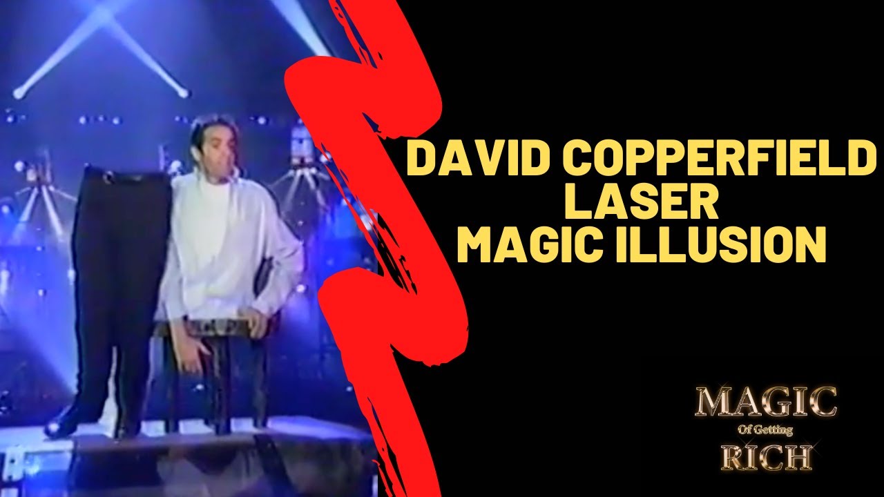 David Copperfield laser magic illusion.