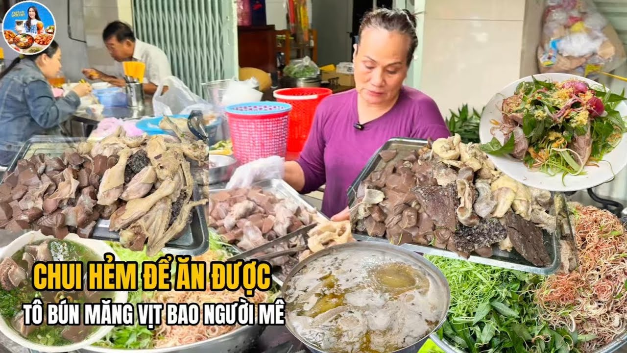 Chui hẻm để ăn được tô bún măng vịt BAO NGƯỜI MÊ 