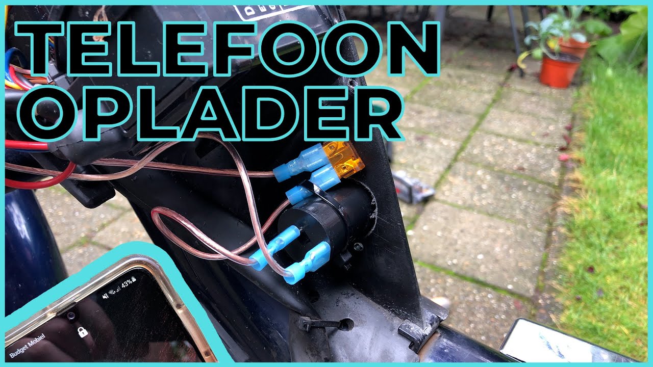 Telefoon oplader in Tomos maken - Revival Restauratie Vlog 4