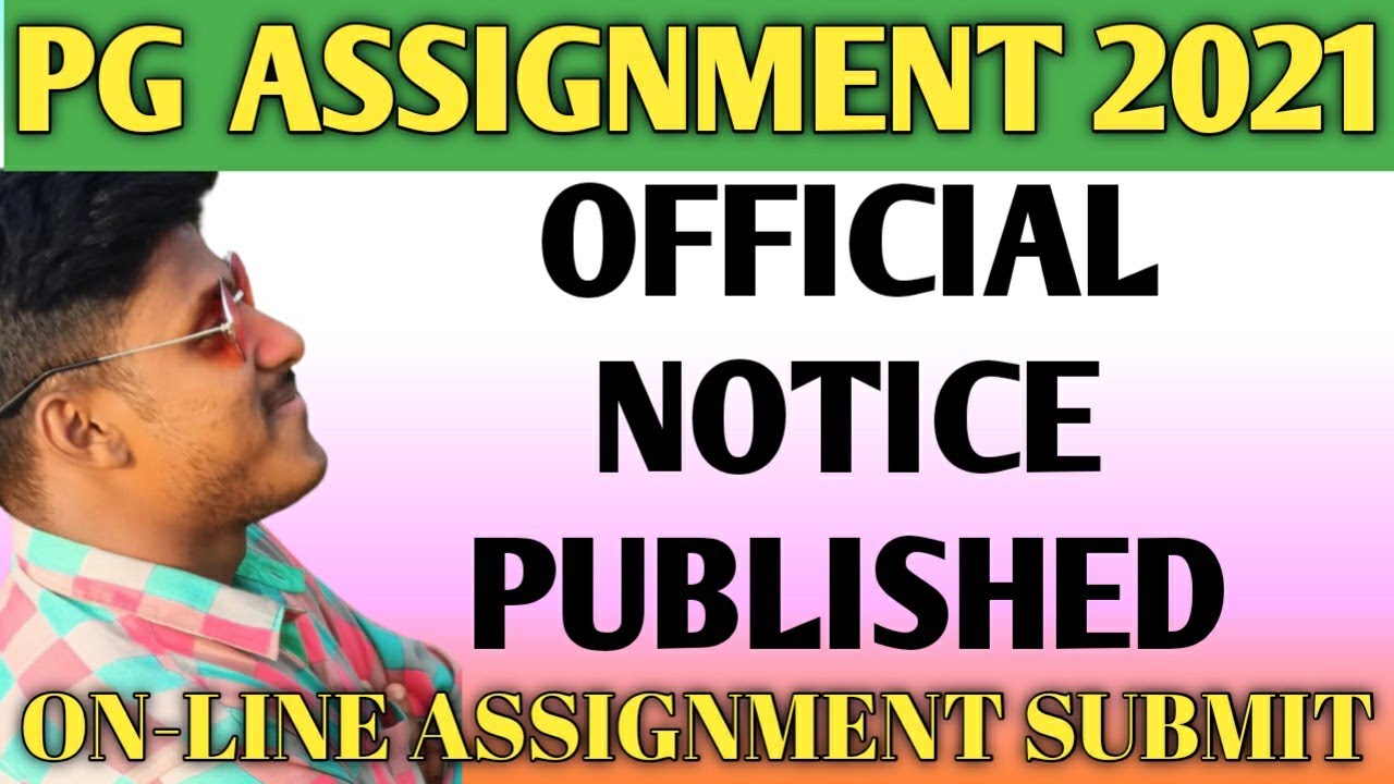 Pg assignment 2021 || pg assignment submit on-line || How to submit pg assignment online 🙏🙏