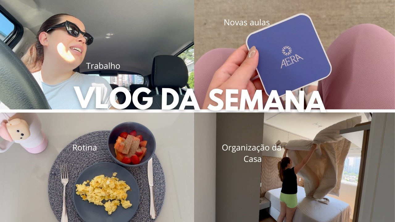 Weekly Vlog: testando o Aera Pilates + rotina e casa 🤍