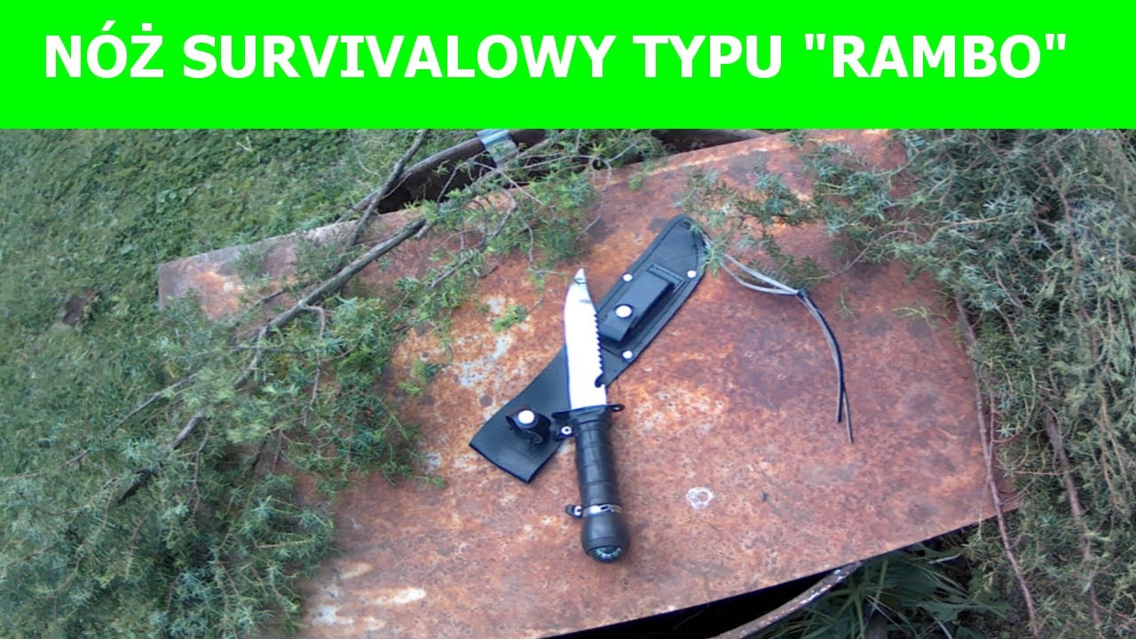 N&oacute;ż Survivalowy typu 