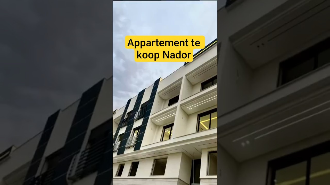 الجديد: شقق للبيع بتصاميم عصرية💎حي المطار الناظور  #appartement #nador