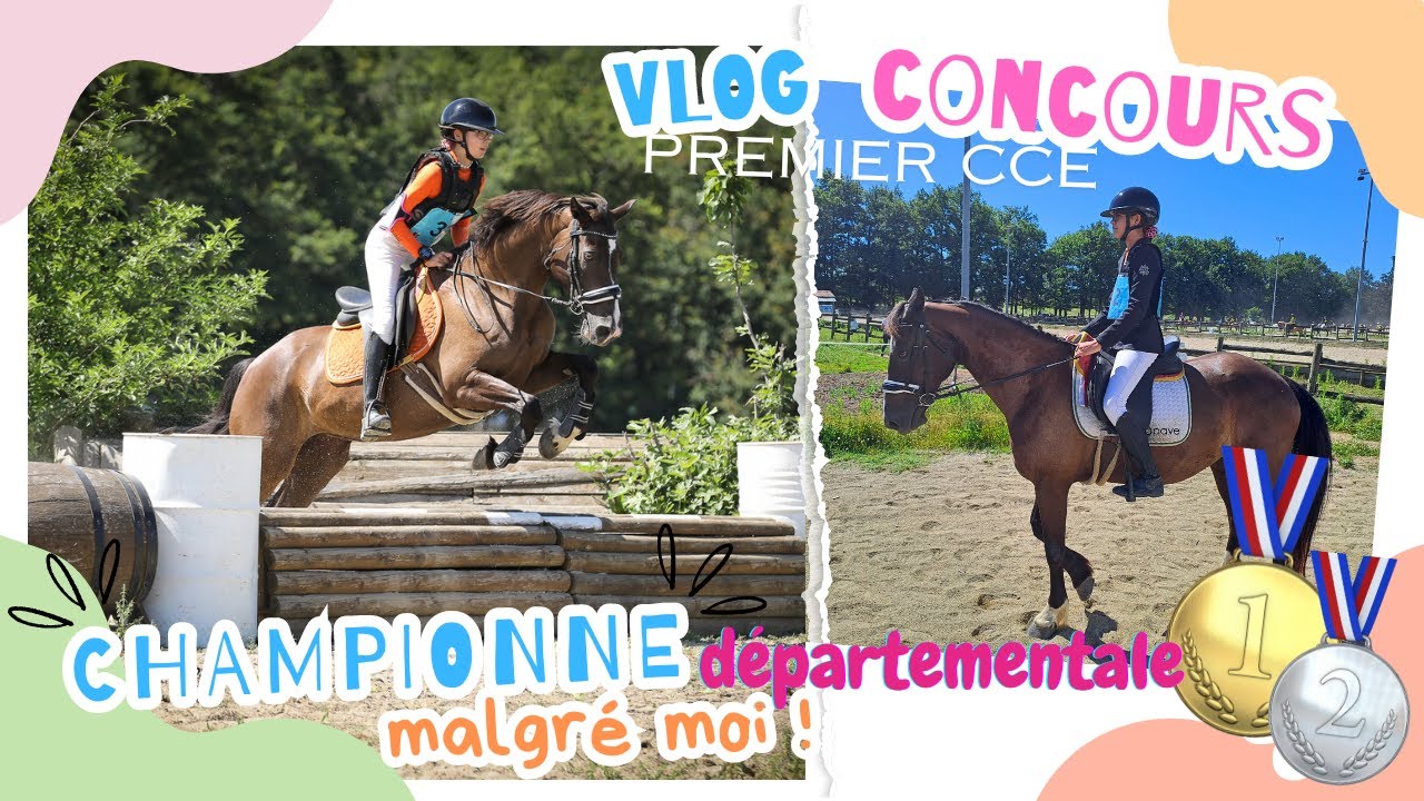 🥇CHAMPIONNE départementale !  Premier Concours de CCE Club 2 🐎