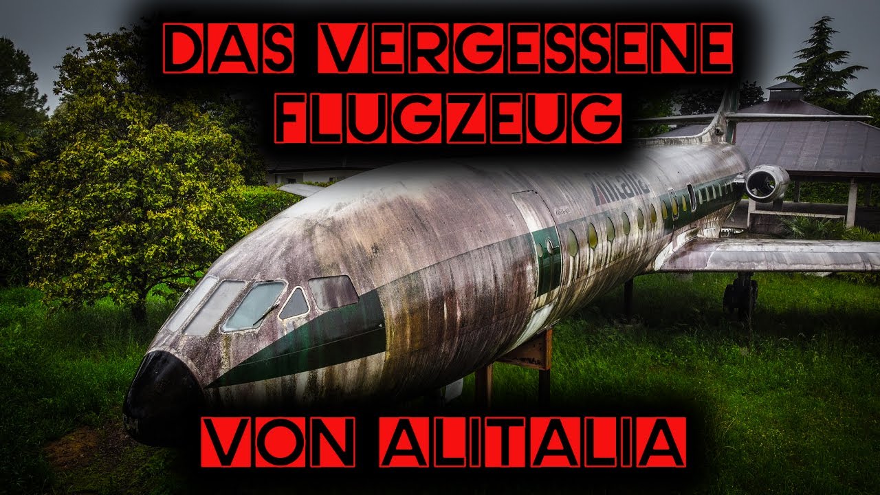 Das vergessene Flugzeug von Alitalia in Venetien I Flugzeug im Garten geparkt ! Lost Places Italien