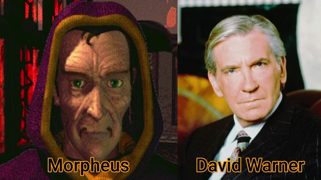 Character and Voice Actor - Fallout - Morpheus - David Warner
