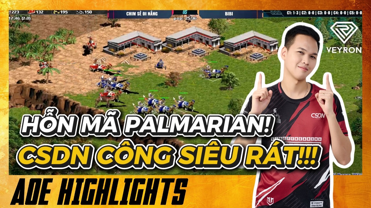 Xứng đáng KÈO SIÊU KINH ĐIỂN - CSDN cũng phải TOÁT MỒ HÔI | AoE Highlights #aoe 