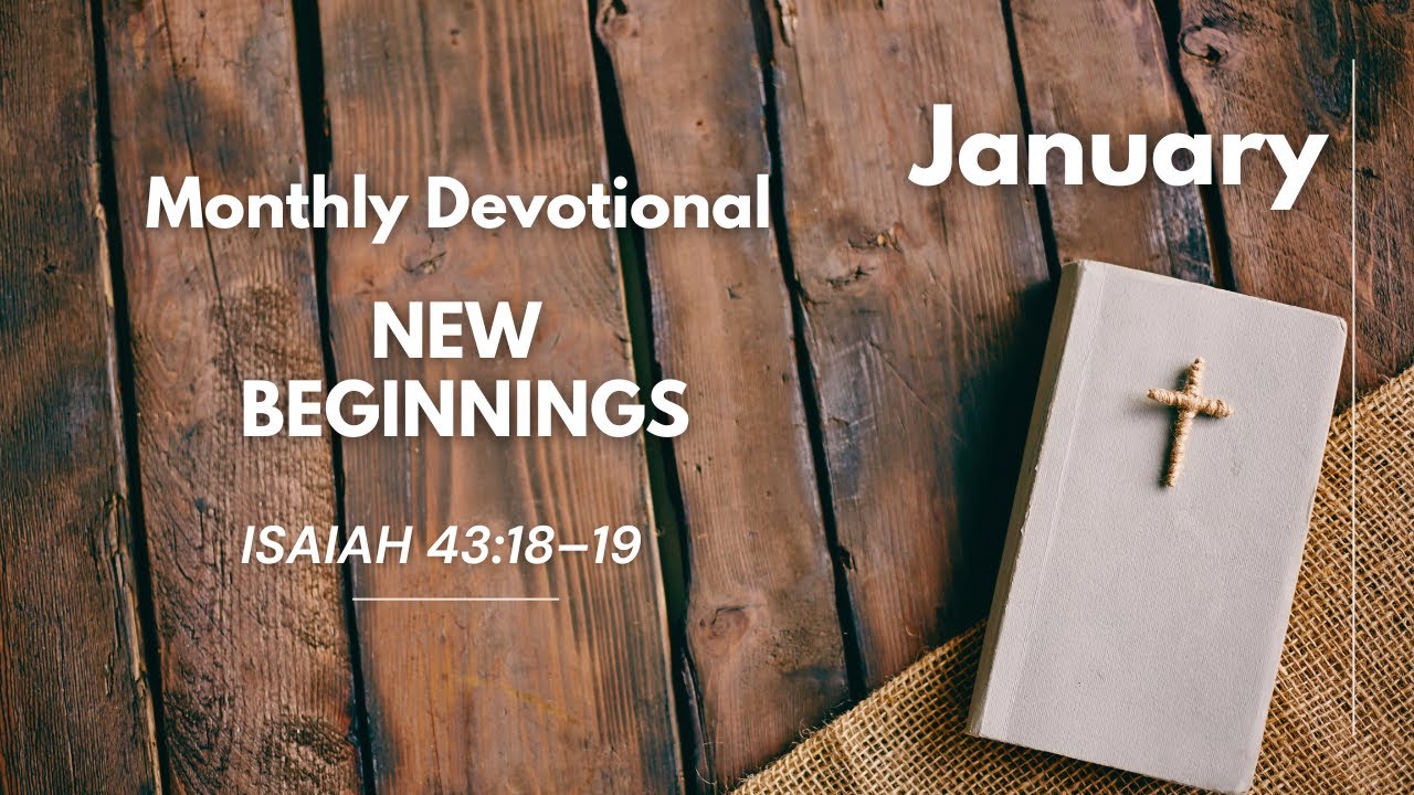January Devotional | God Is Doing Something New