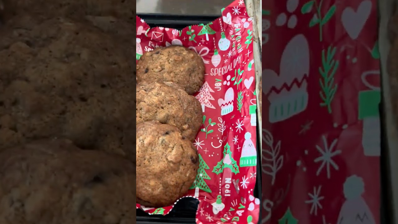 Easy, Fast, Simple, Zero Stress Cookies 🍪Giveaways Anytime/Frozen Dough/Make Ahead/Festive Lining
