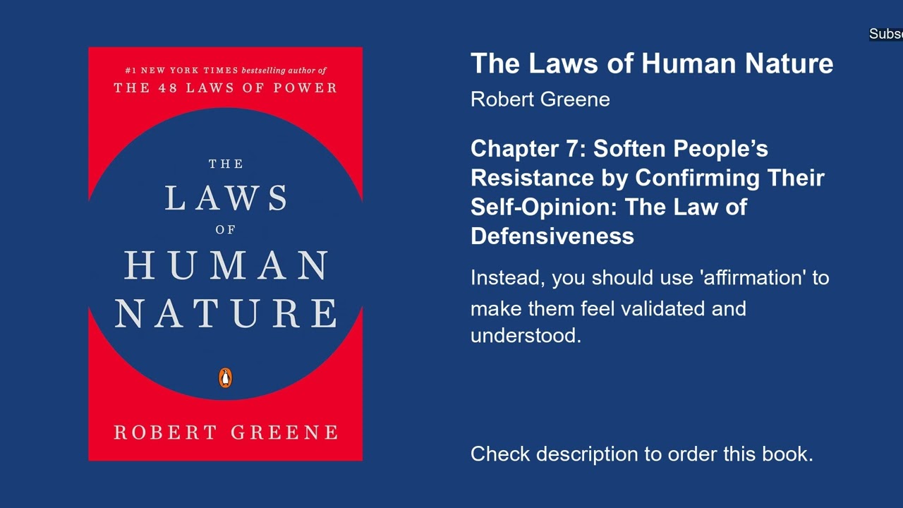 The Laws of Human Nature by Robert Greene | Full Book Summary
