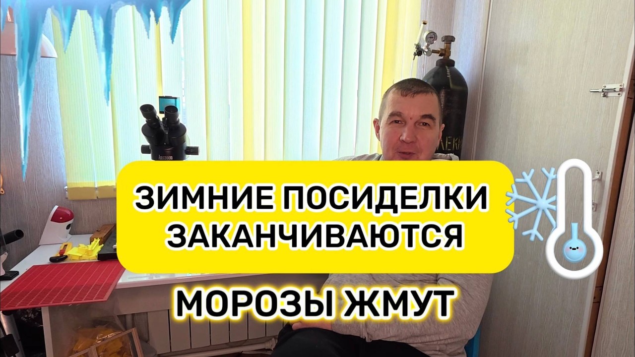 Зимние посиделки заканчиваются. Морозы жмут