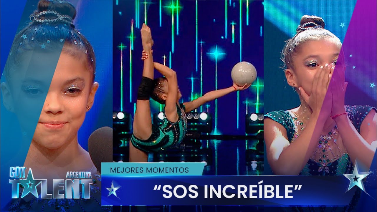 Catalina Neri, la gimnasta que abrió Got Talent Argentina 2023, volvió por más y pasó a semis