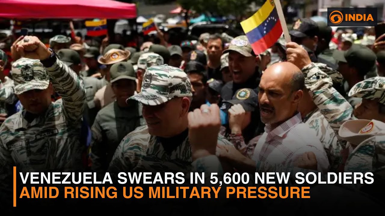 Venezuela Swears In 5,600 New Soldiers Amid Rising US Military Pressure