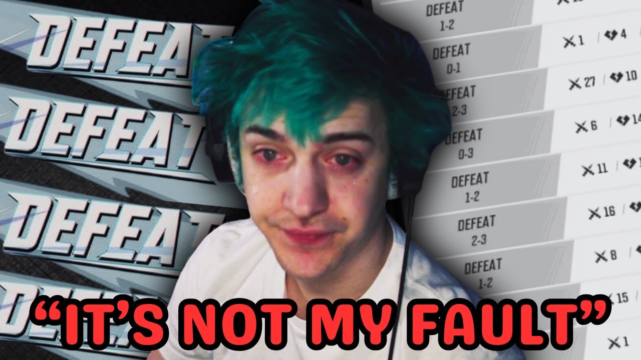 Ninja The Most Tilted Marvel Rivals Player - Ultimate Rage Compilation