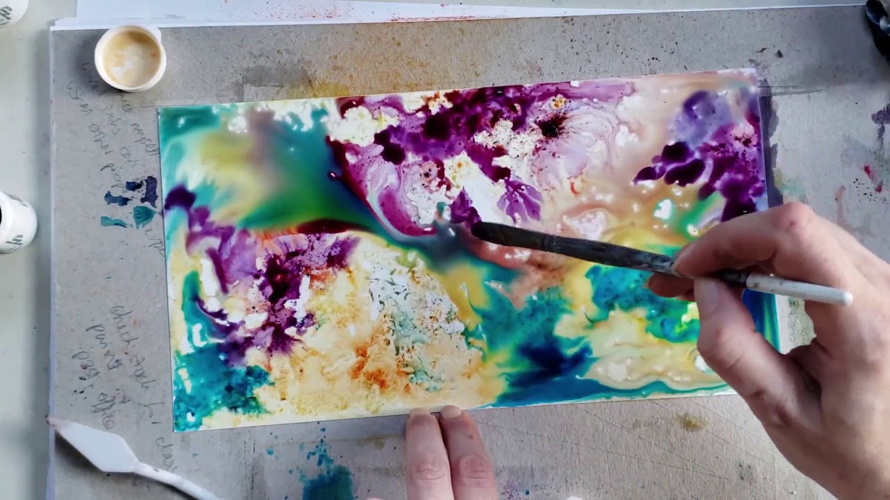 BRUSHO...an alternaive to alcohol ink?