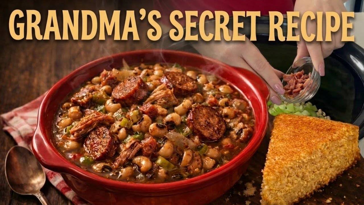 Grandma's Black-Eyed Peas Recipe | Slow Cooker Soul Food That Tastes Like Home