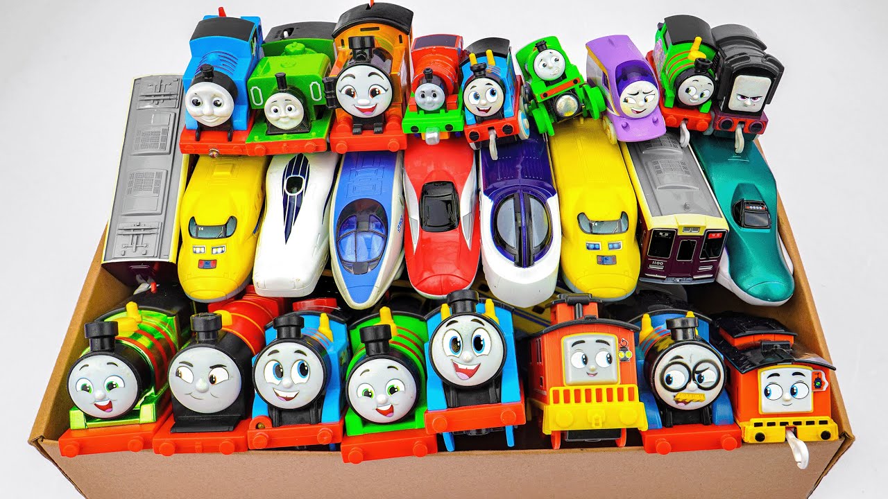 Thomas the Tank Engine, Shinkansen ☆ Epic Plarail Race!! N700 vs Hayabusa vs Doctor Yellow