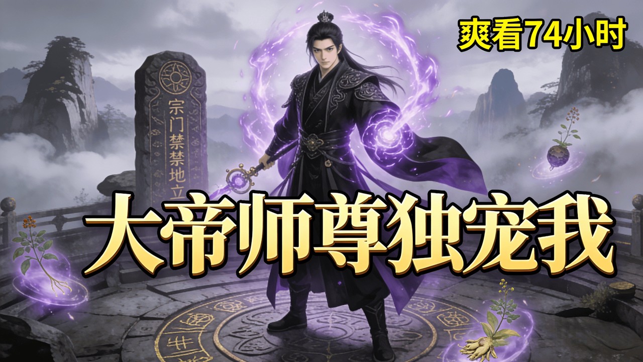 🌈#爽文《大帝師尊獨寵我》誤闖禁地險被逐，誰料師尊突破大帝出關護我！靠著護犢子的大帝師尊，以及護犢子的宗門撐腰。我拳打天驕，專治各種不服，瘋狂獲取護犢值！
