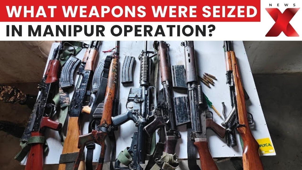 Manipur Crackdown: CRPF Cobra Commandos Seize Heavy Weapons In Manipur Militant Hideout Raid