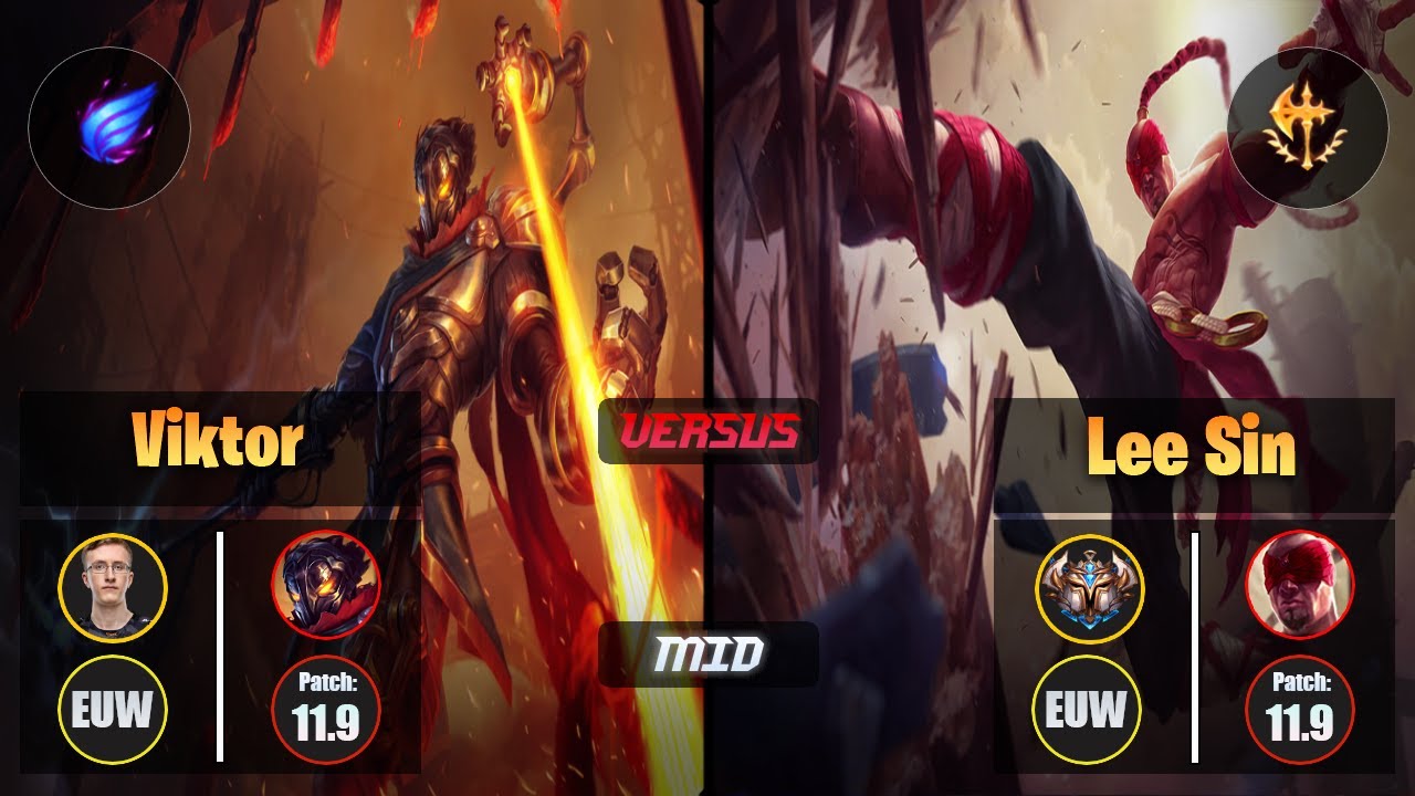 MagiFelix VIKTOR (Mid) [Phase Rush] VS LEE SIN - Challenger EUW Patch 11.9