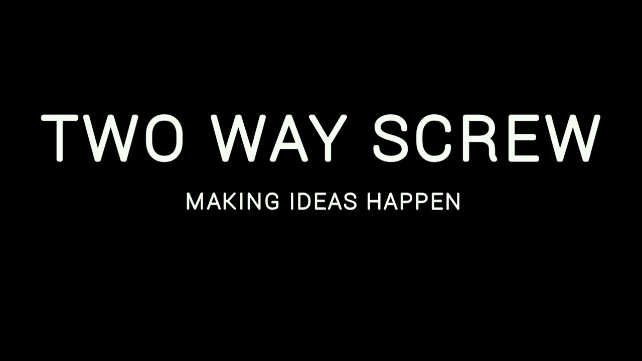 Making and working of TWO WAY SCREWS & NUTS | 3D printed