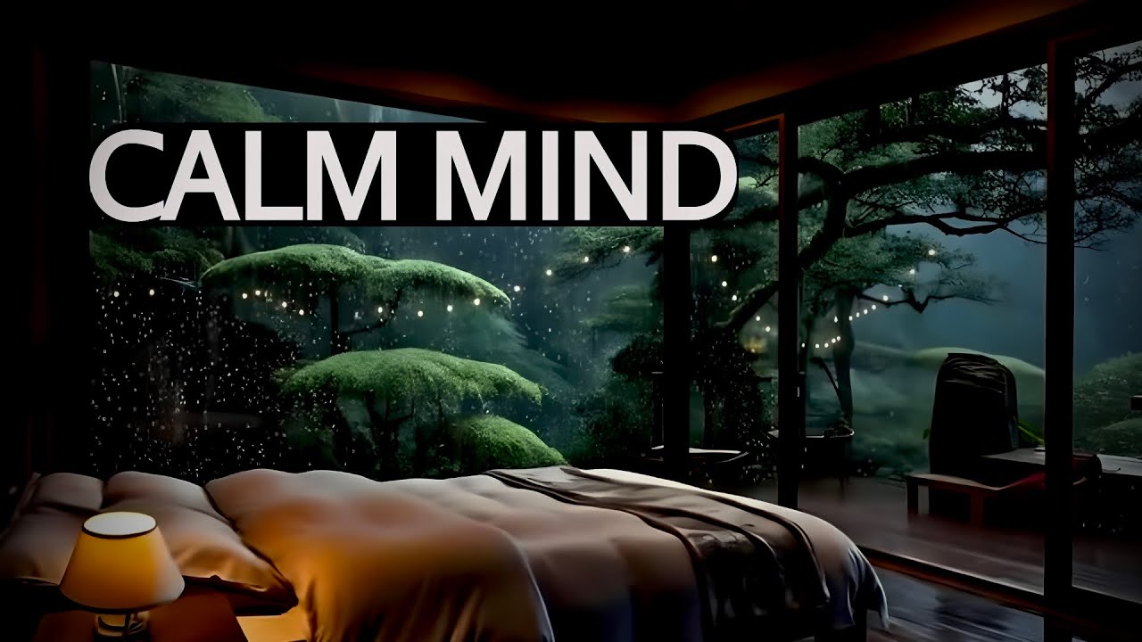 The Ultimate Deep Sleep Atmosphere : Light Rain & Gentle Piano