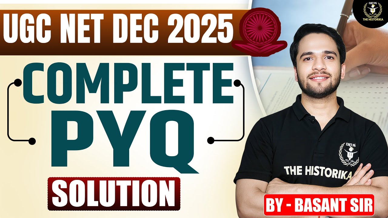 UGC NET December 2025 HISTORY | Paper Analysis | ONE SHOT WITH EXPLANATION | BY BASANT SIR