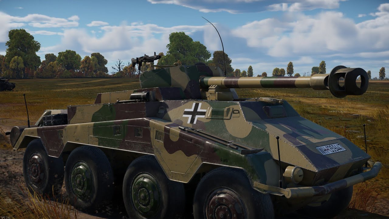 War Thunder Realistic Battle Sd.Kfz.234/4 Passive Aggressive Scouting