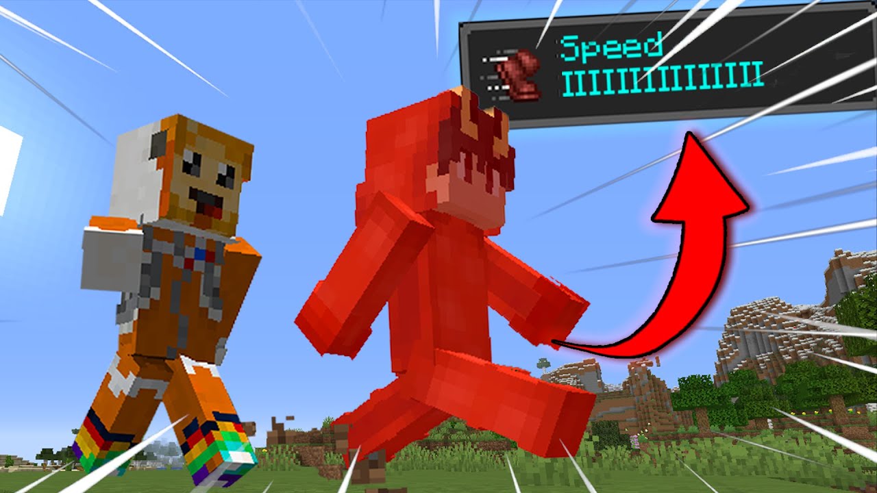 Minecraft Manhunt but EVERYTIME YOU GET HIT YOU GO FASTER