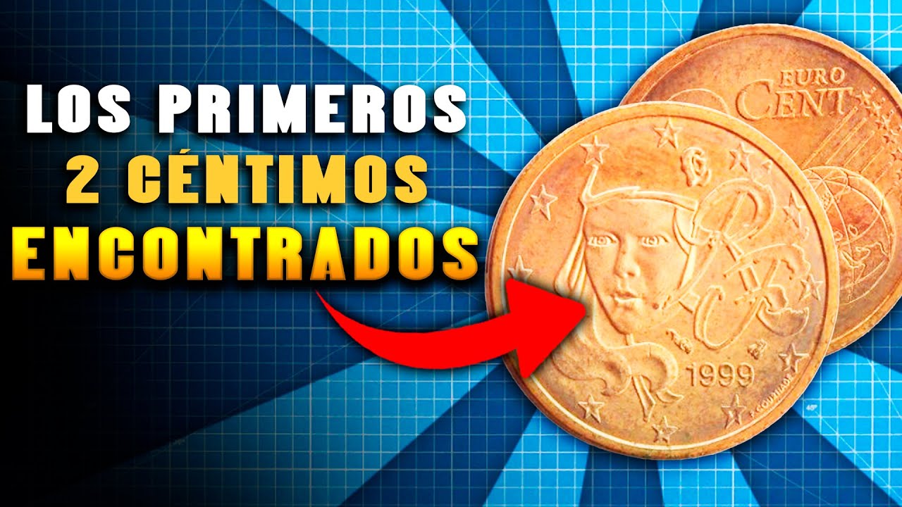 INCREÍBLE HALLAZGO! 2 CÉNTIMOS DE EUROS DE FRANCIA DE 1999  LOS PRIMEROS EUROS