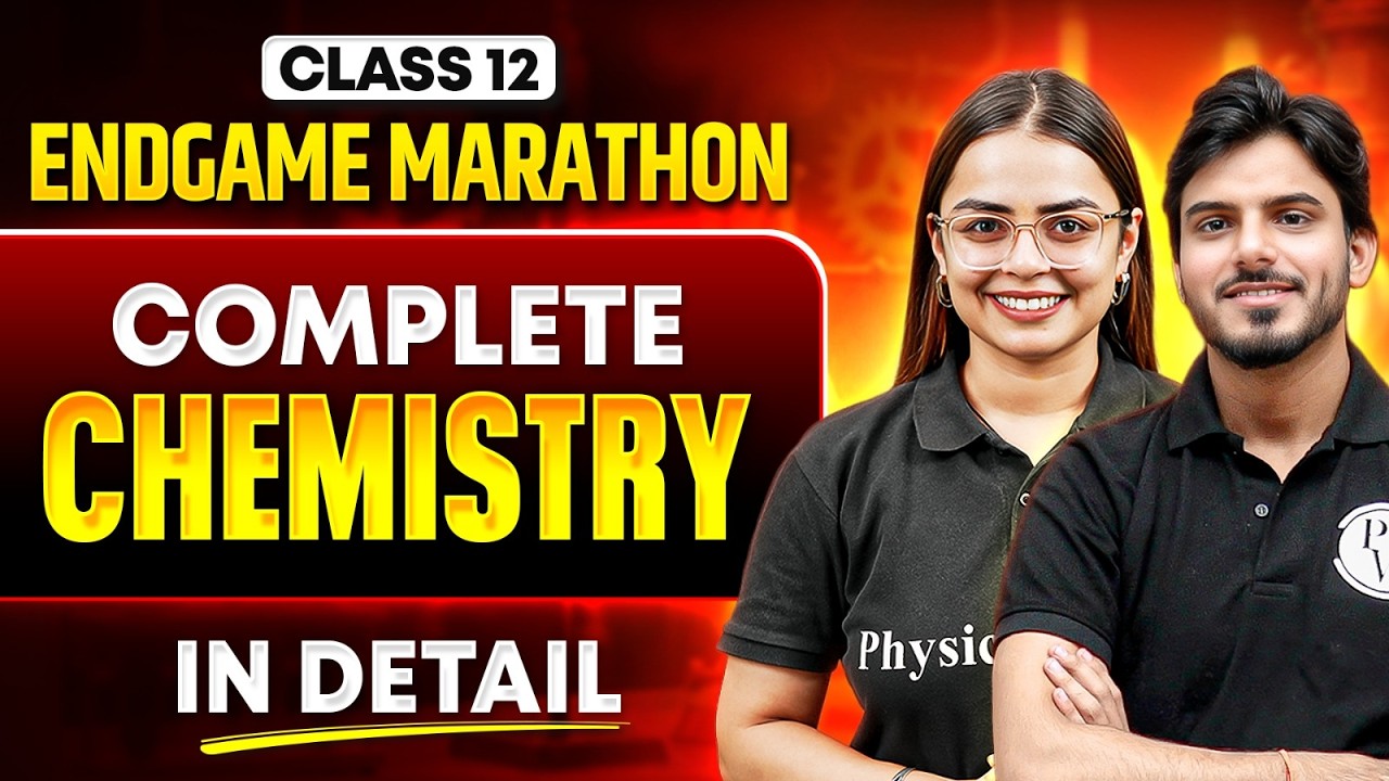 Class 12 Chemistry Marathon 2026 🔥 | Final One Shot Revision for CBSE Boards 2026