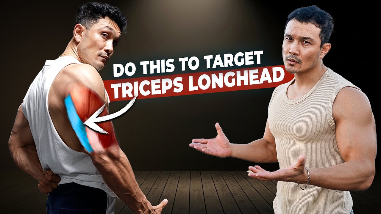 GROW TRICEP LONG HEAD Fast in 2025|TOP 3 EXERCISES| Muscle Attack Series|