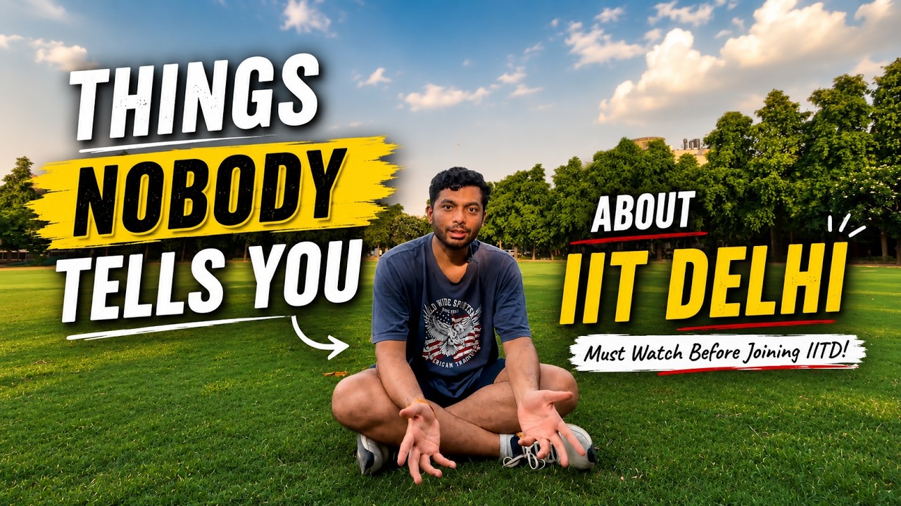 The Truth About IIT Delhi? An Honest Review by an IITD Student😳