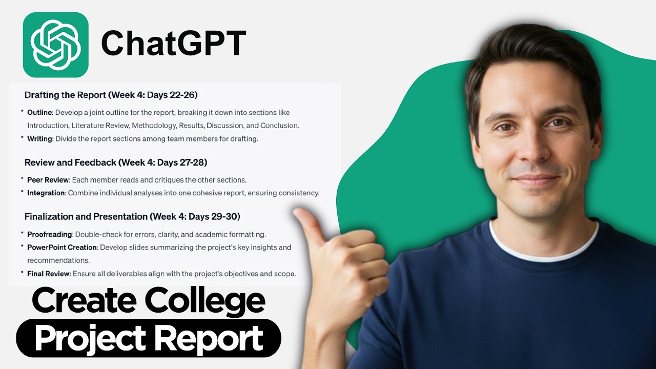 Как создать отчет по учебному проекту с помощью ChatGPT (Простой туториал 2026)