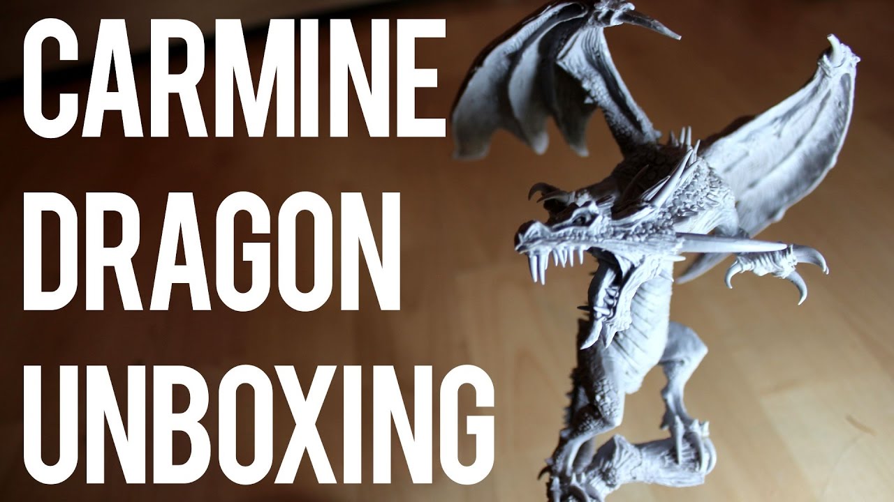 Распаковка Warhammer Age of Sigmar Carmine Dragon