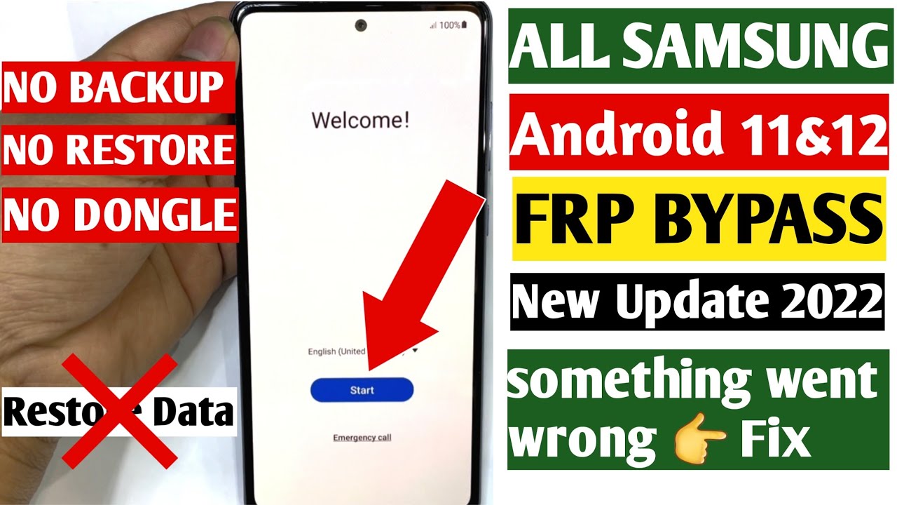 Samsung Galaxy A52 5G Frp Bypass 2022/FRP Bypass 2022 Android 11-12/A22,A32,A52,A52s,A72,A42,S20,A42