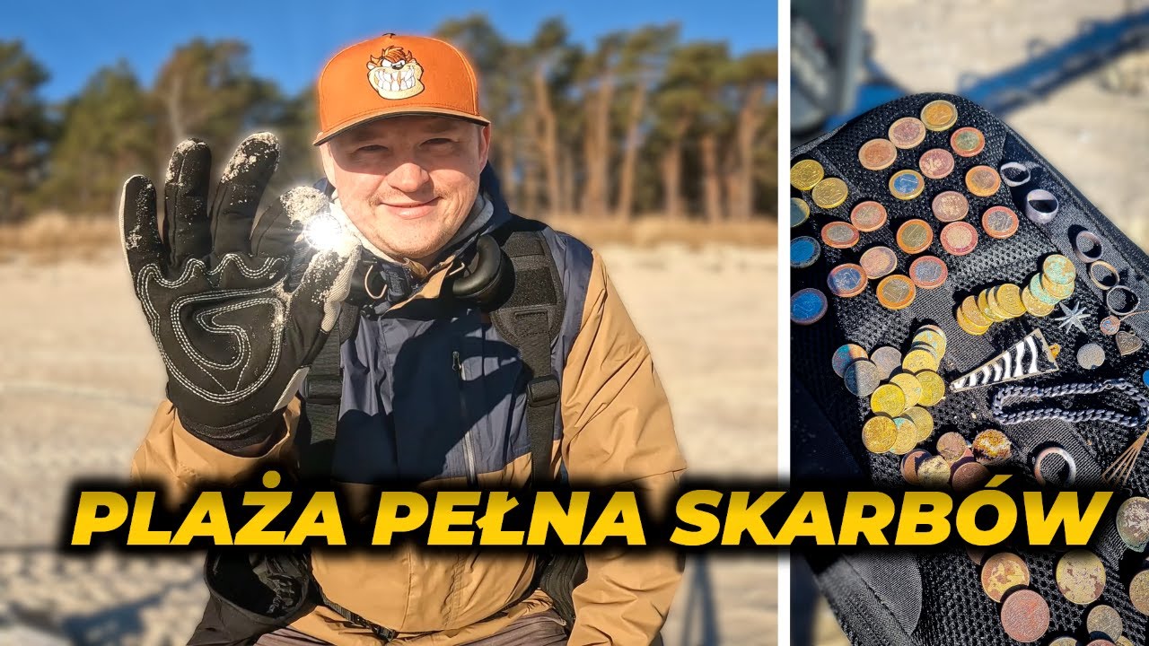 Mega znaleziska na plaży przy pomocy wykrywacza metali!