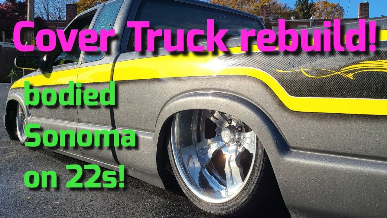 Заниженная подвеска S10 на 22-дюймовых дисках! Статья в журнале о обновлении грузовика! Часть 1