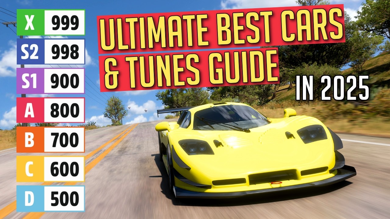 BEST CARS & TUNES in Forza Horizon 5 in every Class (PS5, Xbox, PC) | 2025 Road Racing Edition
