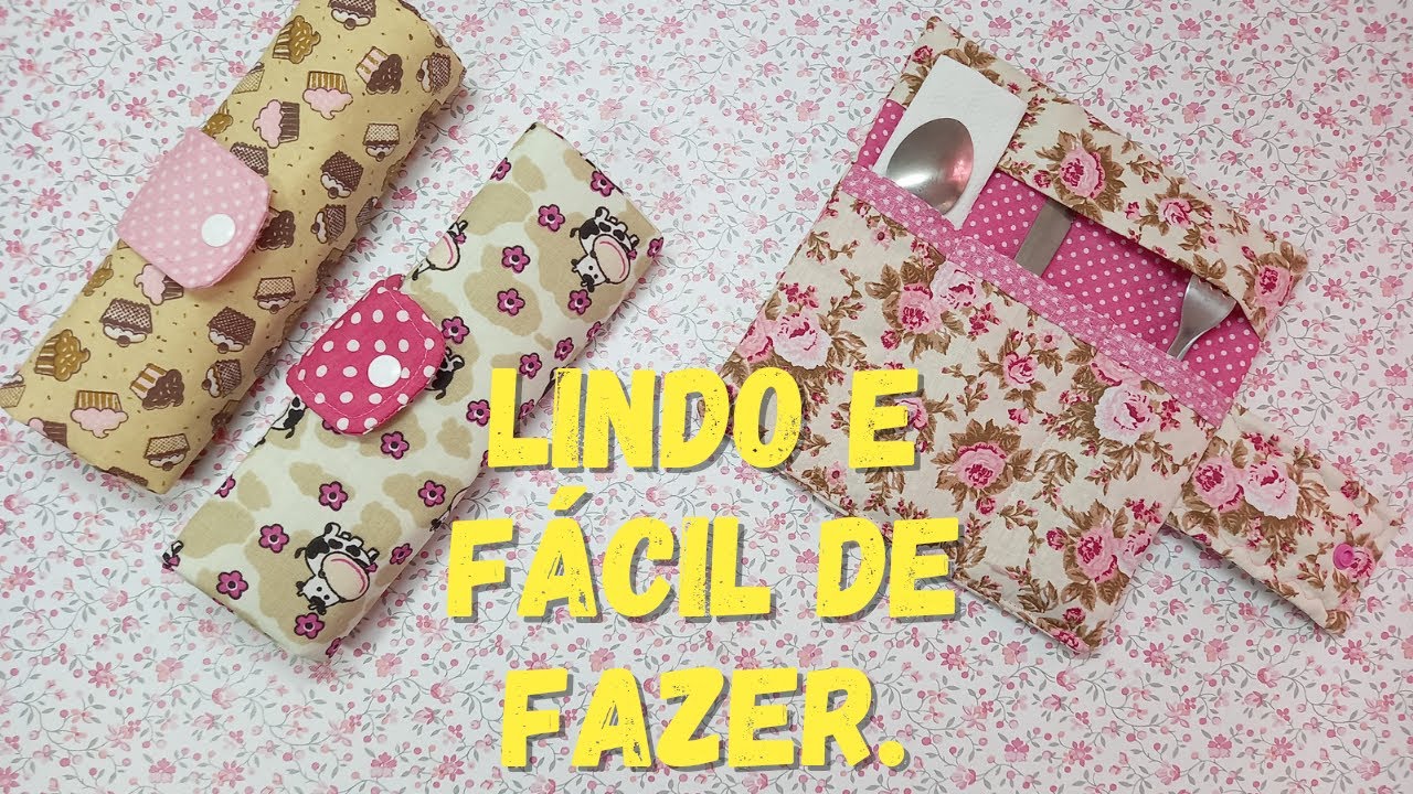 Porta talheres super fácil de fazer..PAP