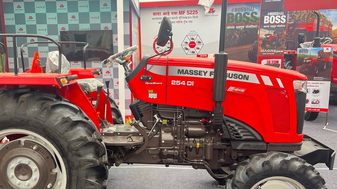 50HP में सबसे कम डीजल खपत वाला Massey ferguson 254 Di DynaTrac 4WD