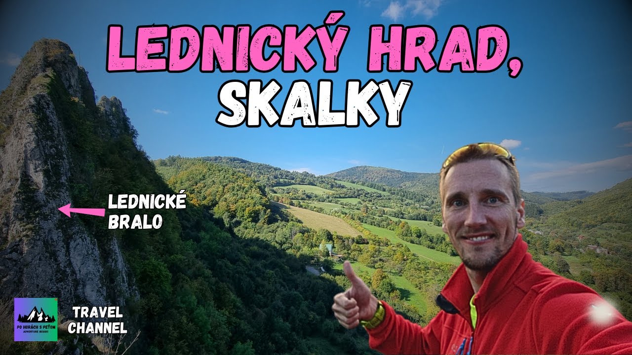 🇸🇰 Lednický hrad, Skalky nad obcou Lednica (Biele Karpaty) |FULL HD|