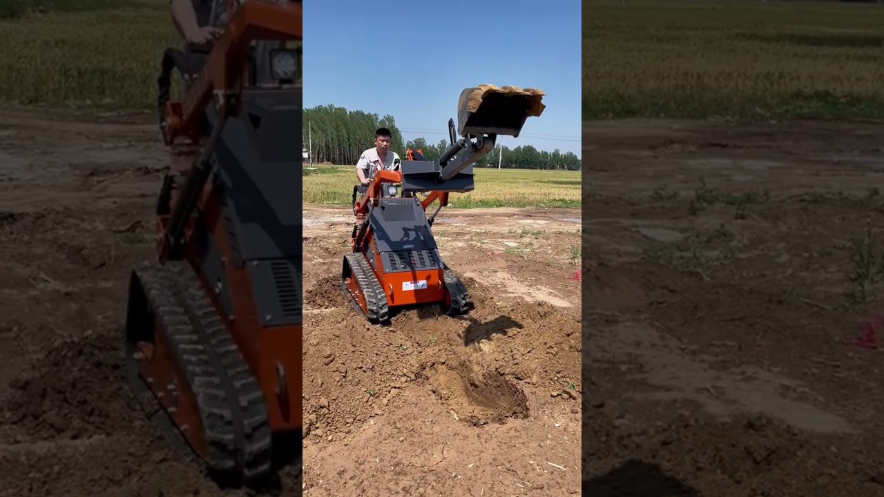 #skidsteer Mini Skid Steer Loader: Compact Power for Tough Jobs | Best Mini Loader 2025